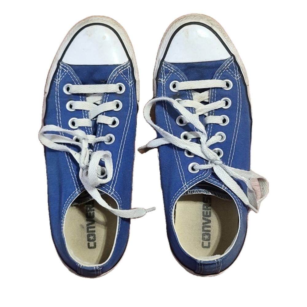 Converse Blue and White Sneakers Classic Design